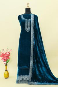 Salwar Kameez เสื้อผ้าผู้หญิงชุดอินเดียปักลายชุดทำงานปากีสถาน - Product Image 4