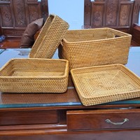 Top Deal Rotan Geweven Mand Opbergmand Goedkoopste Prijs Rotan Trays Vintage Huismeubilair In De Keuken