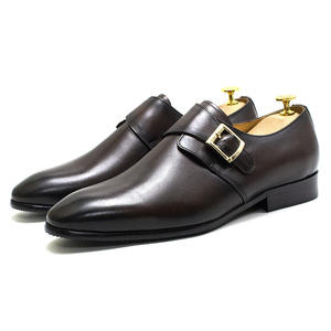 Chaussures Oxford en cuir de style vintage avec bout rond classique et talon résistant à l'usure pour les événements rétro masculins et les chaussures de bureau quotidiennes - Product Image 1