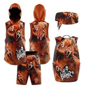 Uniformes de fútbol americano 7v7 personalizados hechos en fábrica de la mejor calidad Conjunto de gran venta Técnica de sublimación corta - Product Image 5