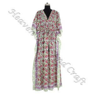 Robe de soirée pour femmes africaines, robes ethniques, robes kaftan pour femmes, longues robes kaftan/caftan, vêtements en coton, robe kaftan pour femmes KFCL132 - Product Image 6