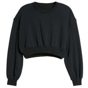 กางเกงวิ่งขายาวผ้าฝ้าย100% สำหรับผู้หญิงตัวสั้นเสื้อครอปทรงโอเวอร์ไซส์ทรงครอปชุดวอร์มฤดูหนาวทนทานใส่สบายทำจากวัสดุที่ดีที่สุด - Product Image 6