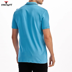 Nuevas llegadas, polos transpirables de diseño personalizado de manga corta lisos, polos ajustados de secado rápido - Product Image 2