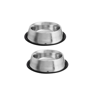 ชามสเตนเลสสำหรับสัตว์เลี้ยงรูปทรงกลมทำด้วยมือเป็นมิตรกับสุนัขส่งออกจากผู้ผลิตอินเดีย - Product Image 5