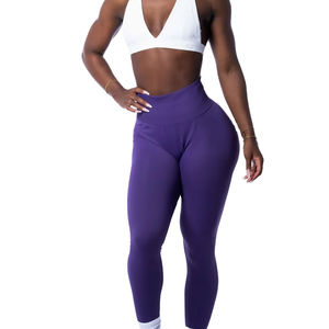 Lupin Felt Trending Workout Leggings Alta elasticidad Pocket Gym Wear Skin-Friendly Tasa al por mayor OEM Logo Cintura Tela de punto - Product Image 6