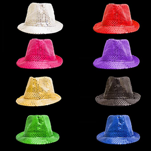 Sombrero de lentejuelas para baile Unisex, sombrero de lentejuelas brillantes para baile, Unisex - Product Image 6