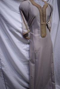 Túnica Marroquí Thorbes Lista para Usar, de Lino, Seda y Poliéster, Informal, Transpirable, para Adultos, Talla Grande, Otoño, Personalizada, ODM - Product Image 4