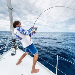 Camisas de pesca al por mayor de secado rápido pesca transpirable ringer, Fitness pesca camisas hombres - Product Image 4