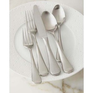 Ensemble de couverts en acier inoxydable forgé à la main au design unique et élégant, plaqué argent, cuillère, fourchette et couteau créatifs - Product Image 5