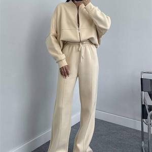 Tissu en coton éponge français de couleur lilas 65% coton 35% tissu mélangé de polyester vêtements d'hiver brossé 3 polaire tricoté éponge - Product Image 5