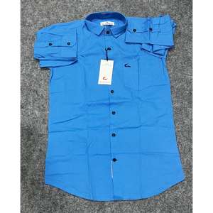 Camisa de algodón pesado de material suave altamente cómoda para hombres disponible en cantidad al por mayor de India - Product Image 4