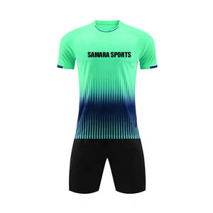 Nuevo estilo OEM uniforme de fútbol personalizado al por mayor en Stock marca Club nombre logotipo uniforme de fútbol - Product Image 2