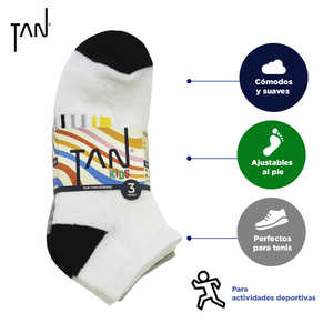 Confezione da 3 Calzini Sportivi in Peluche per Bambini, Materiale Confortevole per Bambini Attivi - Product Image 3