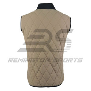 Venta al por mayor 2023 hombres sin mangas Puffer chaquetas bolsillos delanteros de poliéster de alta calidad Puffer chaleco chaquetas - Product Image 4