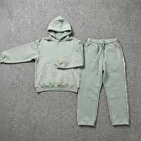 Survêtement d'hiver pour femme en polyester/coton lourd, streetwear, 400 GSM, qualité supérieure, logo brodé personnalisé, uni