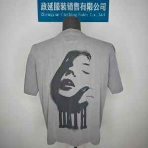 T-shirt personnalisé recadrée lavé à la pierre T-shirt surdimensionné coupé et cousu 250gsm - Product Image 4