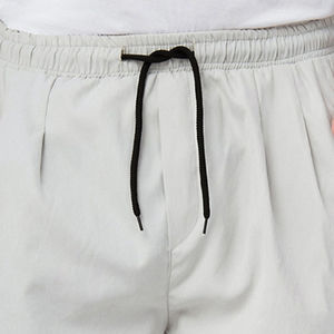 Pantalones cortos deportivos de entrenamiento con patrón sólido de algodón 100% para hombre, pantalones cortos deportivos de secado rápido para gimnasio transpirables para hombre con bolsillos - Product Image 6