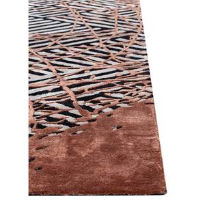 Adrift Hand Tufted Wool Viscose <b>Rug</b> Grey Black Geometric Kilim Design for Home Tra-15264 Flat Weave <b>Jute</b> <b>Rug</b> Rectangle Hallway - Product Image 4