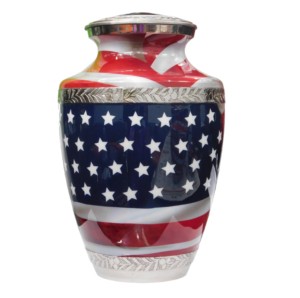 Laiton bleu avec bande de gravure urnes de crémation pour adultes urnes de cendres humaines de la plus haute qualité nouveauté urnes funéraires en métal - Product Image 2