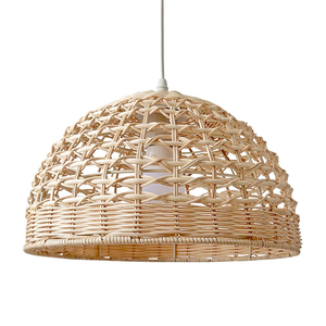 Lámpara colgante de techo de ratán, accesorio rústico respetuoso con el medio ambiente, artesanía de China, venta al por mayor - Product Image 4
