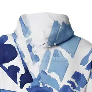 เสื้อฮู้ดผู้หญิงแบบถักลายพิมพ์ สีพื้น โลโก้ด้านหน้า มีซิป ผ้าฝ้าย 100% สไตล์ฮิปฮอป สำหรับขาย - Product Image 4