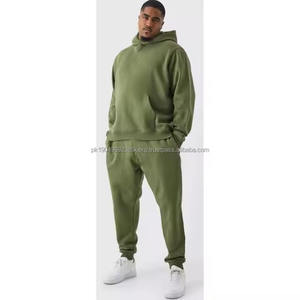 ชุดวอร์มผู้ชายแบบเรียบ ไม่มีแบรนด์  ชุดแทรคสูทแบบเรียบ  ชุดวอร์มสั่งทำพร้อมโลโก้  ชุดลำลองฤดูร้อนแบบ 2 ชิ้นสำหรับผู้ชาย - Product Image 2