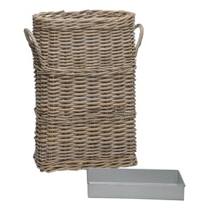 Cesta de Almacenamiento Alta de Mimbre Artex Green Earth, Hecha a Mano, Ecológica, Diseño Circular Moderno, Multifuncional - Product Image 1