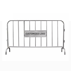 Barrières de contrôle des foules en métal, barrières imbriquées, barricade piétonne - Product Image 2