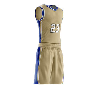Conjunto de Uniforme de Baloncesto Premium, Transpirable, con Malla Sublimada, Jersey y Pantalones Cortos, Tallas Grandes, Ropa Deportiva para Equipos, Venta al Por Mayor OEM - Product Image 6
