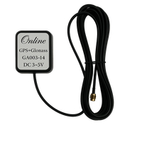 Module d'antenne récepteur GPS GLONASS 3-5V avec connecteur SMA mâle standard en ligne, en plastique ABS, modèle GA003-14, pour DVR de voiture et compteur de taxi