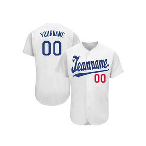 ZATA SPORTS Jersey de Béisbol Personalizado con Bordado Completo, Costura Tackle Twill, 100% Poliéster, Secado Rápido, Transpirable, Cuello en V, Personalizado - Product Image 2