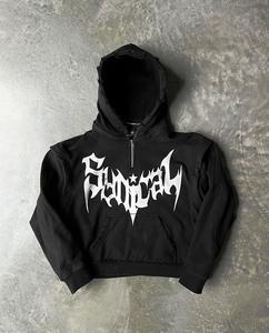 เสื้อมีฮู้ดสำหรับทุกเพศ100% ผ้าฝ้าย400 GSM ดิจิตอล DTG มีฮู้ดแบบรูดซิปดีไซน์ใหม่ออกแบบได้ตามต้องการ - Product Image 1