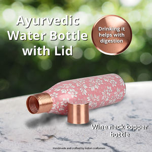 Botella de agua de cobre puro 100%, beneficios de Ayurveda, botella de agua de cobre al por mayor y botellas de agua potable de cobre para gimnasio de alta calidad - Product Image 3