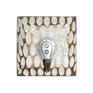 Gancho de abrigo doble artesanal indio, nuevo diseño, Mango, madera maciza, Metal, estilo Vintage, decoración de pared para el hogar, artículo de regalo para Navidad - Product Image 4