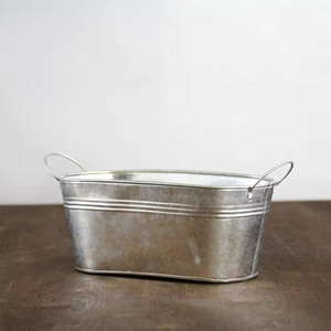 Olla rectangular moderna para esquinas interiores Olla hecha a mano de lujo con acabado artístico - Product Image 6