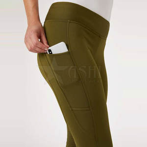 2024 dames culottes équestres pantalons de haute qualité en gros équitation culottes pour femmes avec un nouveau design attrayant - Product Image 5