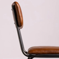 Chaise de salle à manger moderne de luxe, portable, en métal, avec structure en aluminium, tissu et mousse, pour la maison, le bureau, la villa, l'hôtel, l'appartement