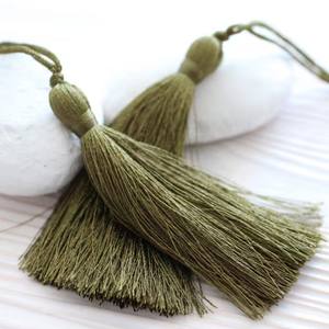 high quality Bullion Woven <b>Tassels</b> for Garment Decoration New -Custom Made With/without String - Product Image 1