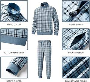 ชุดวิ่งออกกำลังกายแบบสวมหัวสำหรับผู้ชายชุดวอร์มสไตล์กำหนดเองน้ำหนักเบา - Product Image 3