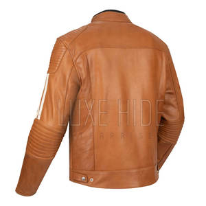 Vestes en cuir de haute qualité engrenages de protection vestes en cuir de moto vestes en cuir de course de moto respirantes - Product Image 3