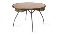 Table à manger ovale en teck massif de luxe moderne, ensemble de 2 chaises, écologique, durable, pliable, facile à nettoyer, pour l'extérieur