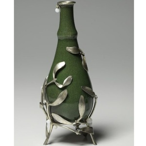 Vase décoratif moderne en métal |   Vase à fleurs en laiton design pour salon, hôtel et décoration intérieure - Product Image 1