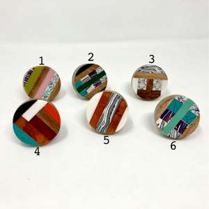 Poignées de porte en bois et résine Tone Gold Designs, vintage, 1 poignée de porte, avec couleur, forme et taille personnalisées, fabriquées en Inde - Product Image 5