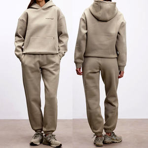 Conjuntos de Mujer de Primera Calidad, Conjunto de Sudadera con Cuello Redondo, Ropa Casual de 2 Piezas, Sudadera con Cuello Redondo y Pantalones Deportivos, Logotipo Personalizado - Product Image 5