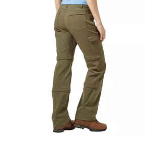 Pantalon de randonnée en plein air respirant d'été personnalisé taille moyenne double fermeture éclair multi-poches techniques tricotées toile caractéristiques coupe-vent - Product Image 1