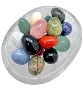 หินบำบัดธรรมชาติคริสตัลไข่โยนีขนาดเล็กประดับอัญมณีกึ่งแร่แลบราโดไรต์ขนาดเล็กตกแต่งบ้าน - Product Image 4