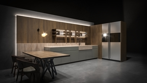 Cocina profesional con acabado de laca totalmente personalizada y ensamblada 100% Made in Italy para venta minorista y exportación - Product Image 3