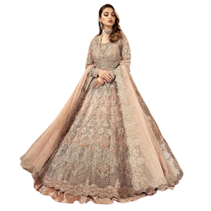 2025 diseño pesado tela personalizada boda fiesta pesado bordado elegante trabajo hecho a mano Maxi vestido con Dupatta para mujeres disponibles - Product Image 1