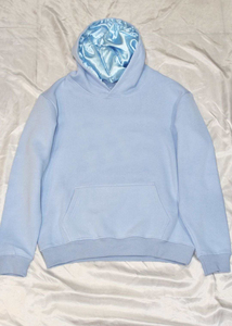 เสื้อมีฮู้ดปักลายบุผ้าซาตินหนาไซส์ใหญ่พิเศษผ้า100% เชือกรูดเสื้อผ้าปรับแต่งได้สำหรับฤดูหนาว - Product Image 6