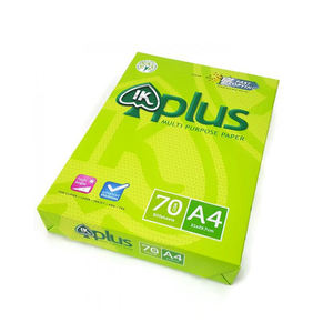 Papel de Copia Multiusos A4 IK Plus de 80 Gsm, 100% Pulpa de Madera, 500 Hojas/Resma, Calidad Premium para Uso de Oficina, Venta al Por Mayor - Product Image 1